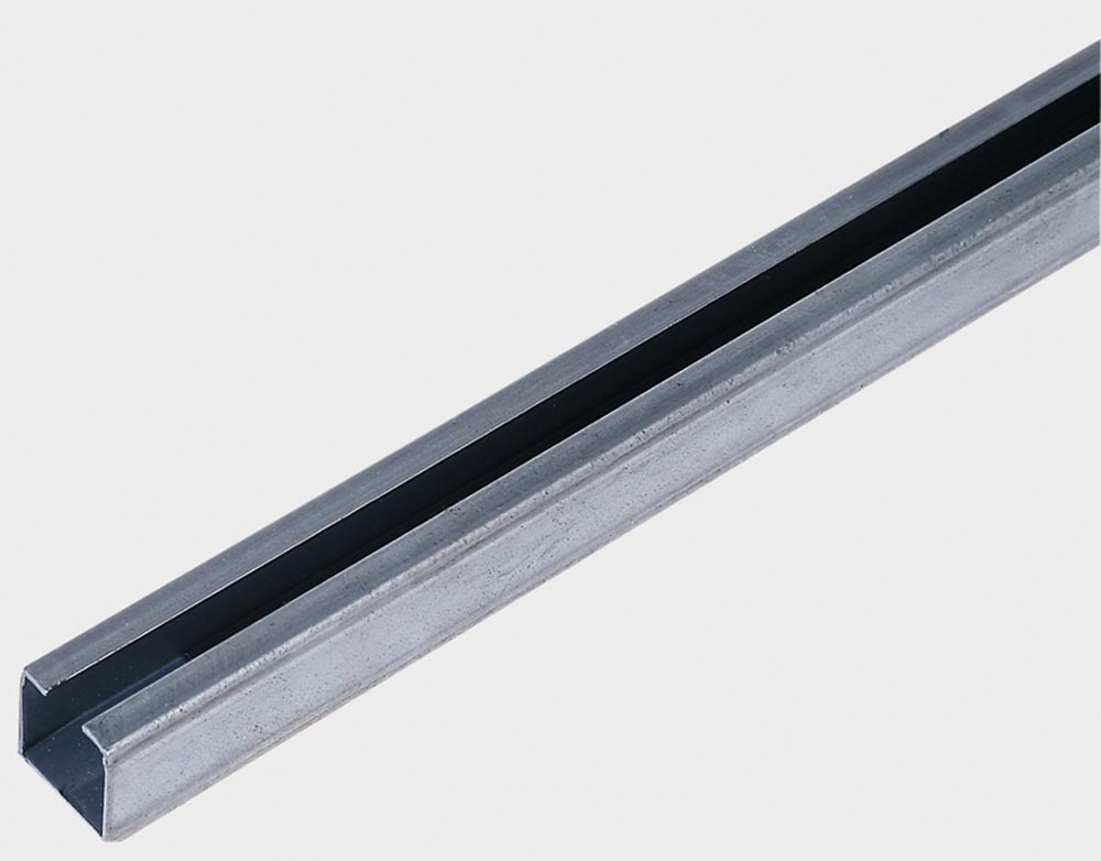 Planke, C- Profil, für Außenbereiche, Stahl, verzinkt, 1500 x 100 x 40mm