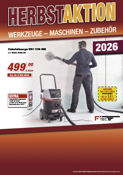 Herbst-Aktion Werkzeuge 2026